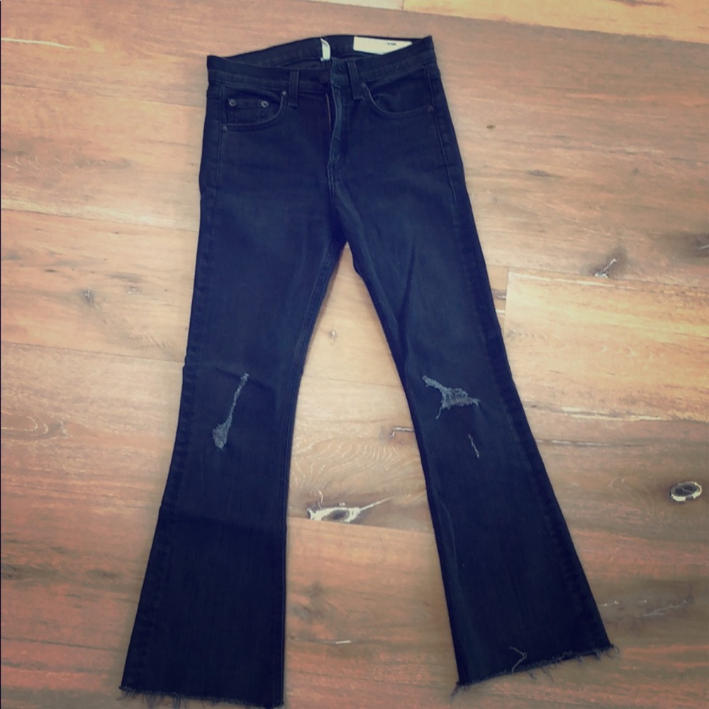 Rag & Bone 10 inch crop flare
